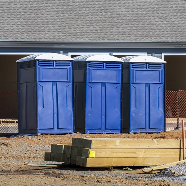 what is the cost difference between standard and deluxe portable toilet rentals in Wilmette